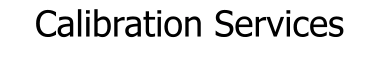 Calibration Services