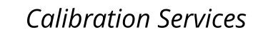 Calibration Services